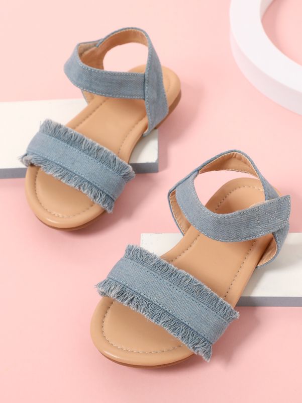 Girl's Casual Multicolor Point Toe Casual Sandals