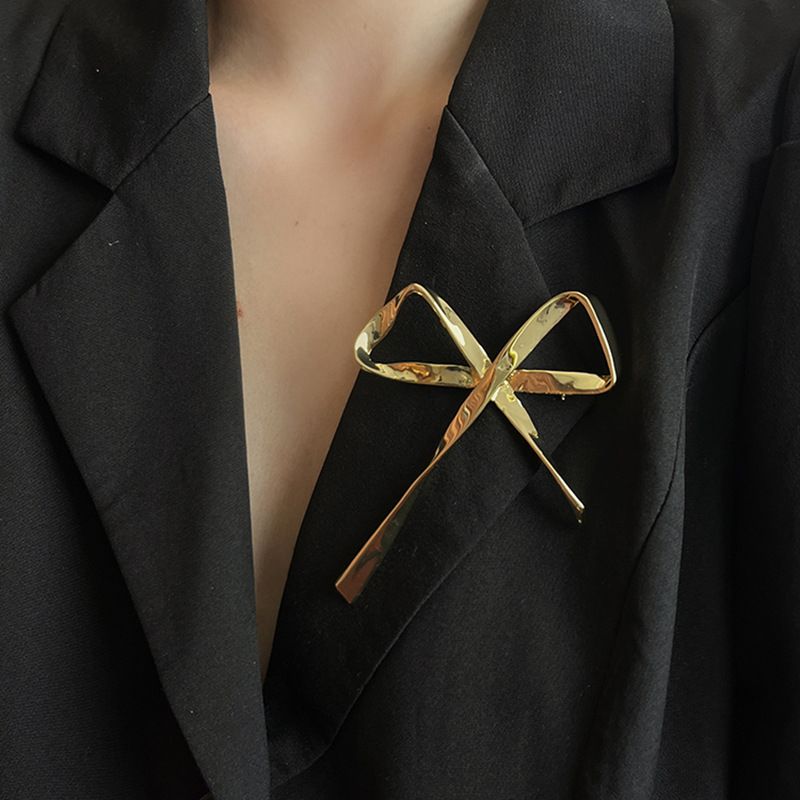Elegant Simple Style Bow Knot Alloy Plating Women's Brooches