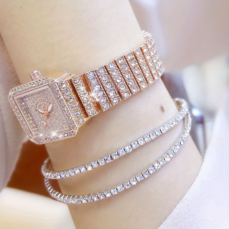 Elegant Glam Solid Color Quartz Women's Watches
