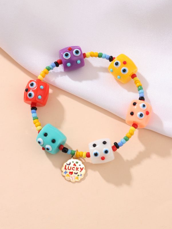 Cute Funny Animal Cartoon Alloy Seed Bead Beaded Appliques Beads Women's Bracelets