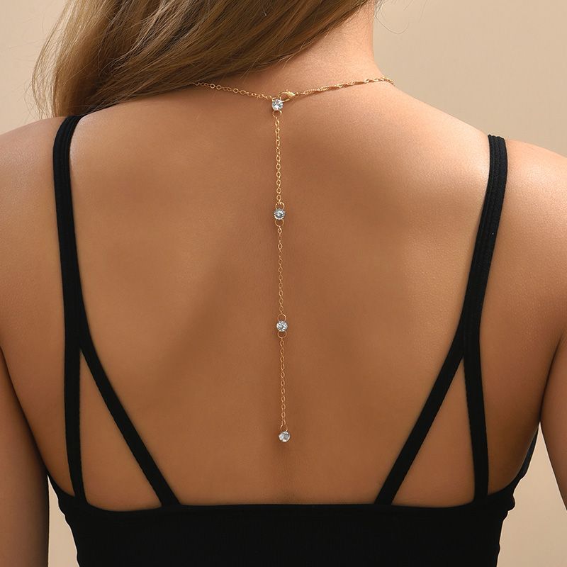 Simple Style Geometric Solid Color Alloy Plating Women's Pendant Necklace