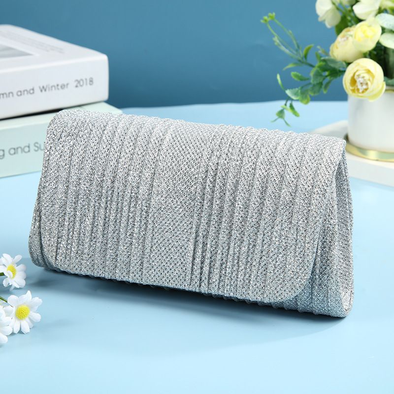 Polyester Solid Color Square Evening Bags
