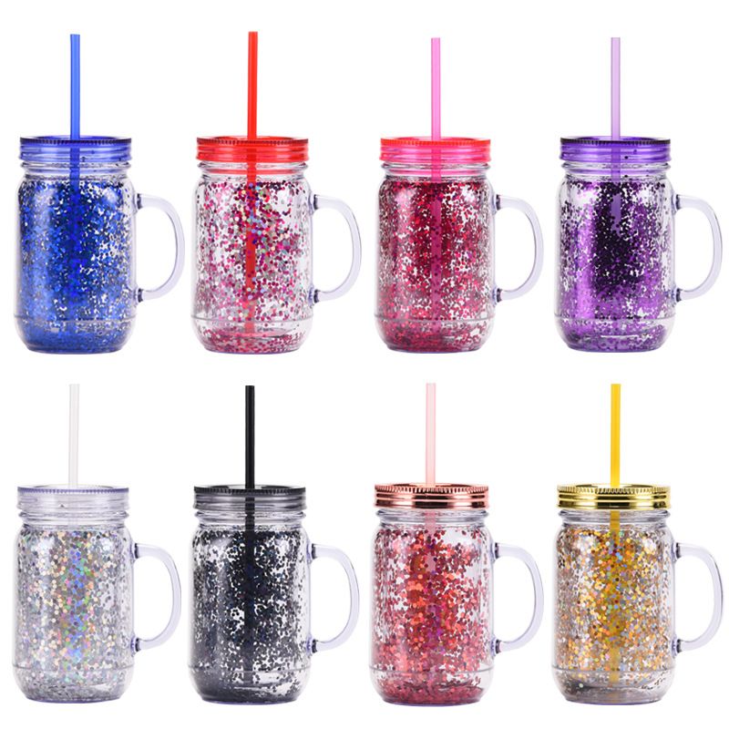 Casual Vacation Solid Color Plastic Water Bottles 1 Piece