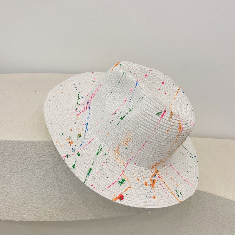 Unisexe Style Simple Camouflage Avant-Toit Plat Chapeau De Soleil