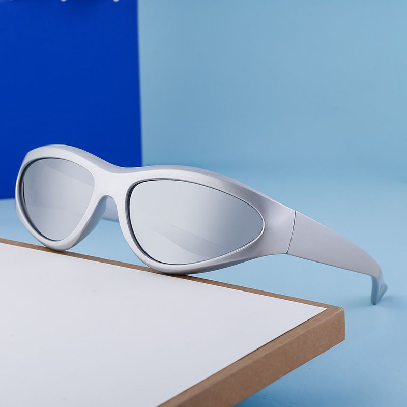 Einfacher Stil Einfarbig Pc Quadrat Vollbild Sonnenbrille Der Frauen