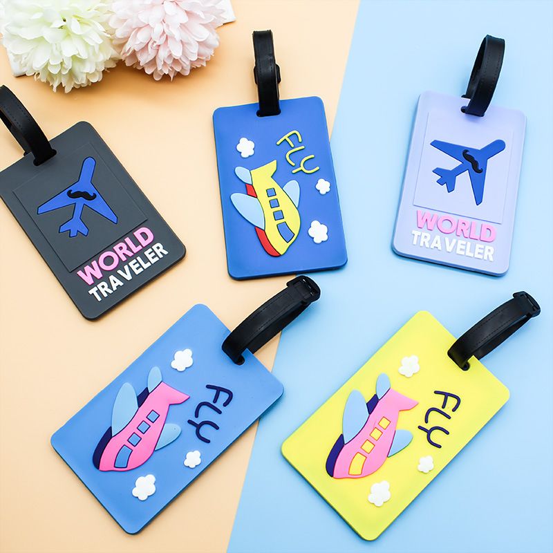 Silica Gel Letter Luggage Tag