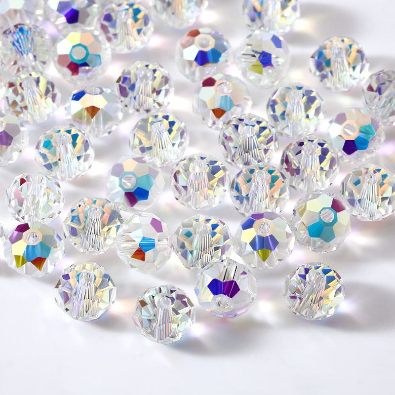 1 Set Glass Solid Color Beads