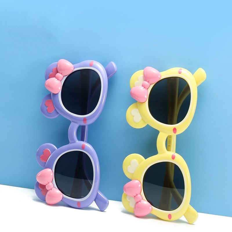 Cute Cartoon Tac Special-Shaped Mirror Full Frame Kids Sunglasses