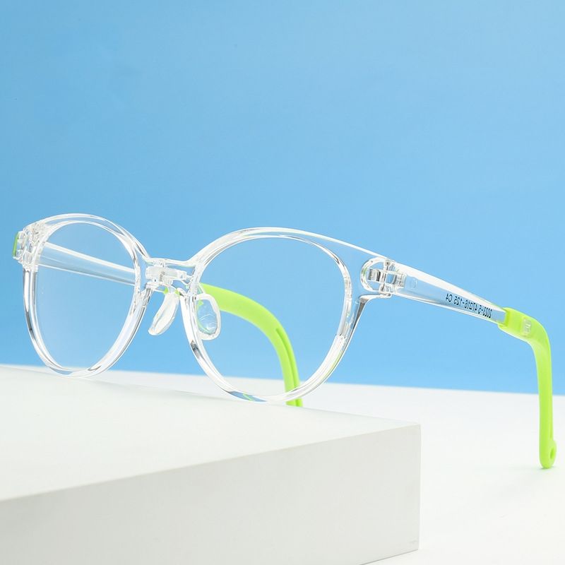 Einfacher Stil Einfarbig Pc Ovaler Rahmen Vollbild Optische Gläser