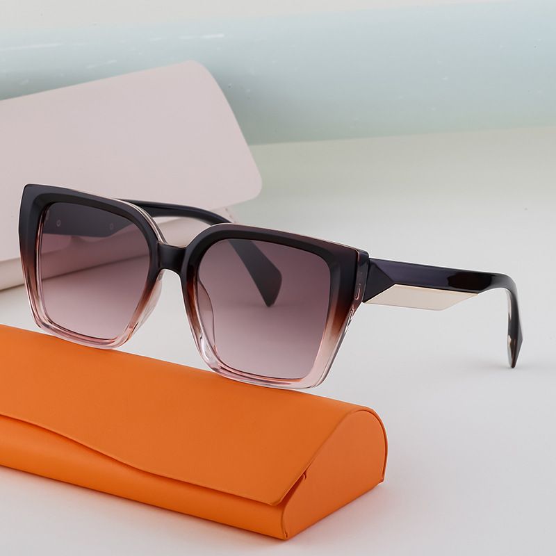 IG-Stil Strassenmode Einfarbig Pc Quadrat Vollbild Sonnenbrille Der Frauen