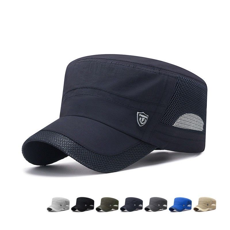 Men's Simple Style Solid Color Curved Eaves Ivy Cap