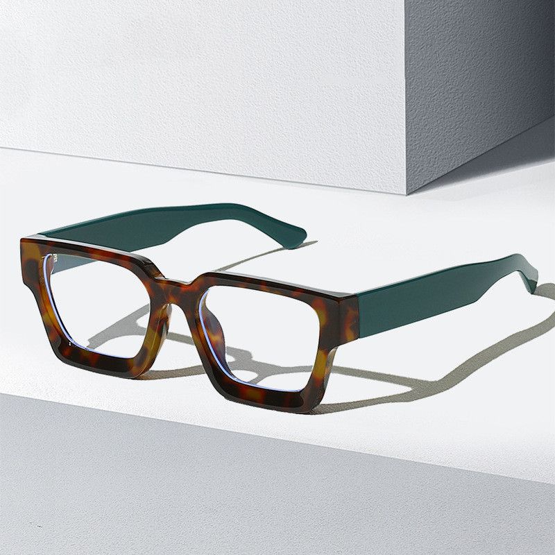 Einfacher Stil Farbblock Pc Quadrat Vollbild Optische Gläser
