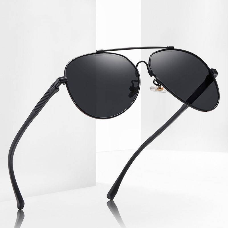 Mode Klassischer Stil Einfarbig Tak Kröte Brille Vollbild Männer Sonnenbrille