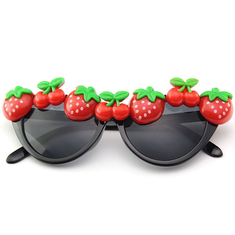 Cartoon Style Cute Cherry Strawberry Plastic Party Decorative Props