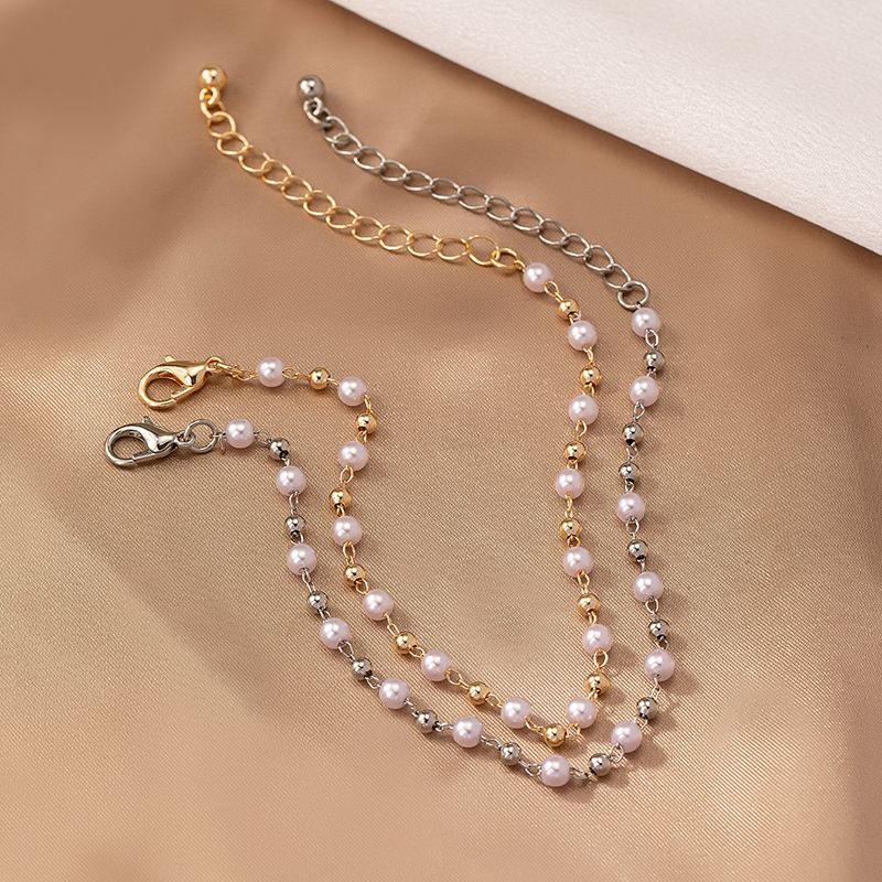 Style Simple Perle Alliage Zinc Femmes Bracelets