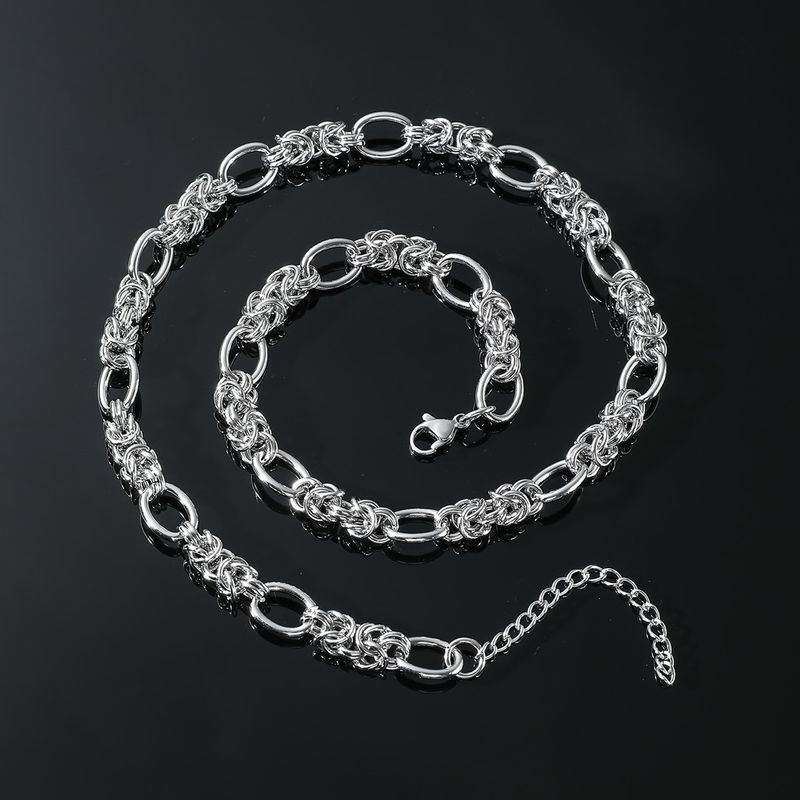 Hip-hop Punk Chain Stainless Steel Plating Men's Necklace