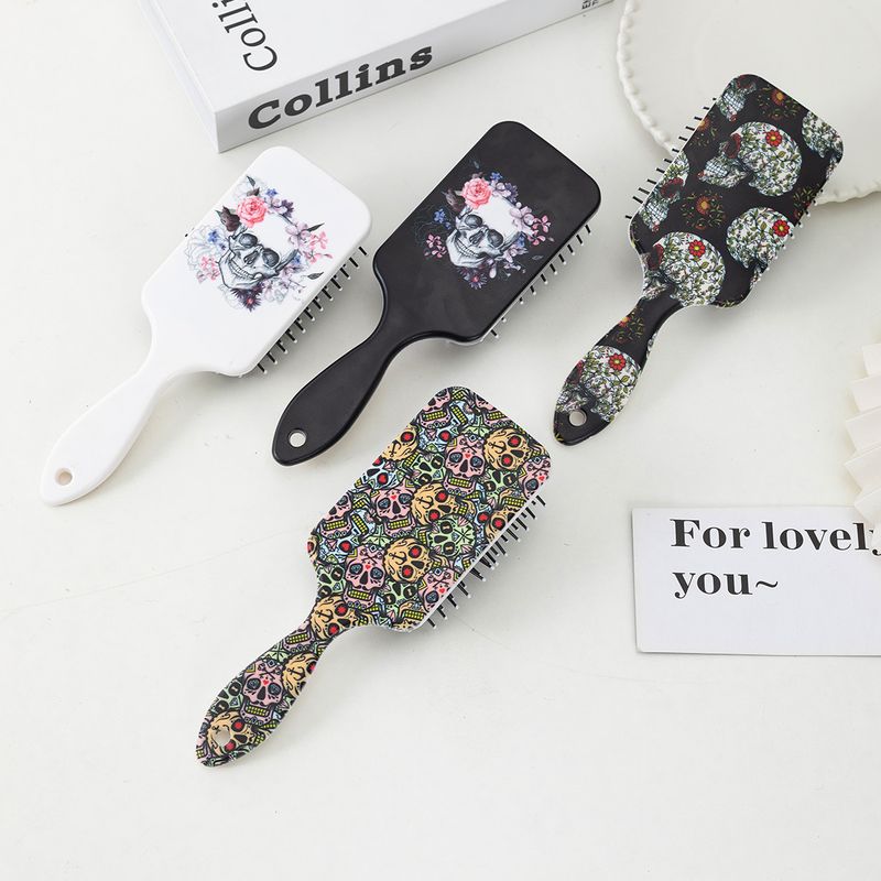 Simple Style Classic Style Commute Skull Plastic Hair Comb 1 Piece