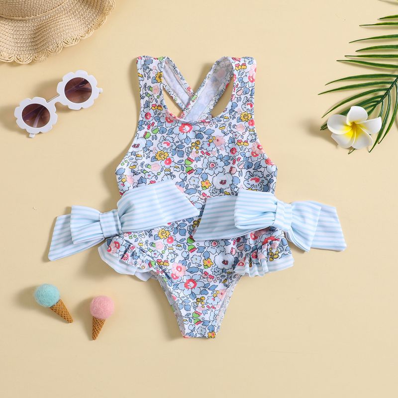 Girl's Ditsy Floral One-pieces Kids Swimwear