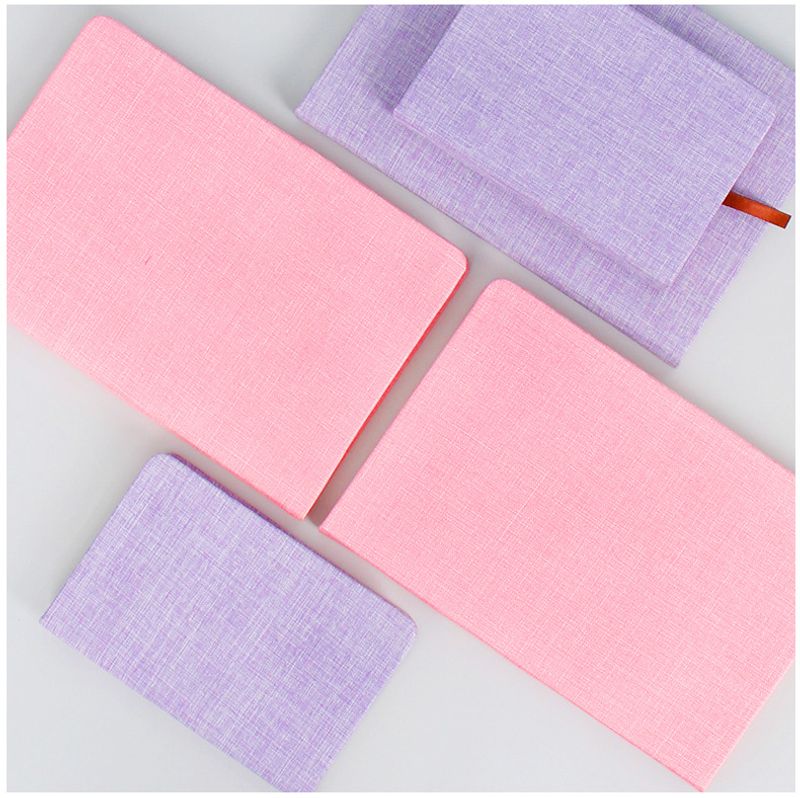 1 Piece Solid Color Learning School Cloth Business Notebook