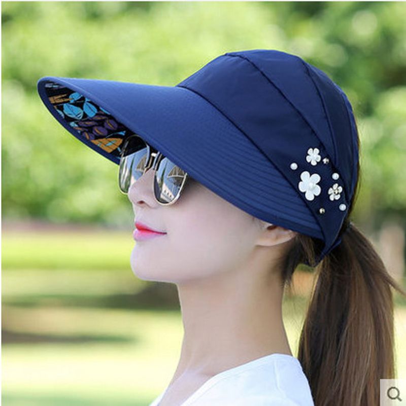 Women's Original Design Solid Color Side Of Fungus Sun Hat