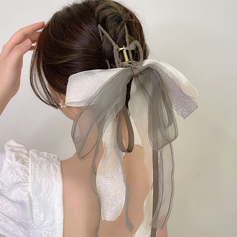 Women's Vintage Style Bow Knot Cloth Hair Claws