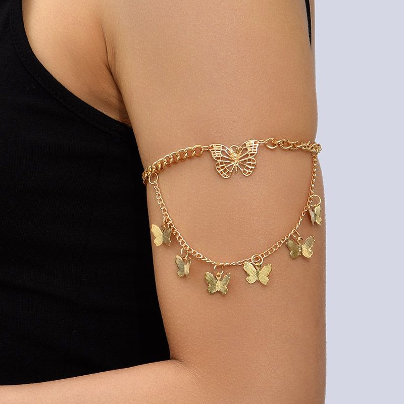 Style Simple Noeud D'Arc Alliage Placage Femmes Bracelet De Bras