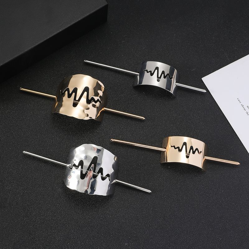 Women's Elegant Simple Style Geometric Metal Plating Hairpin