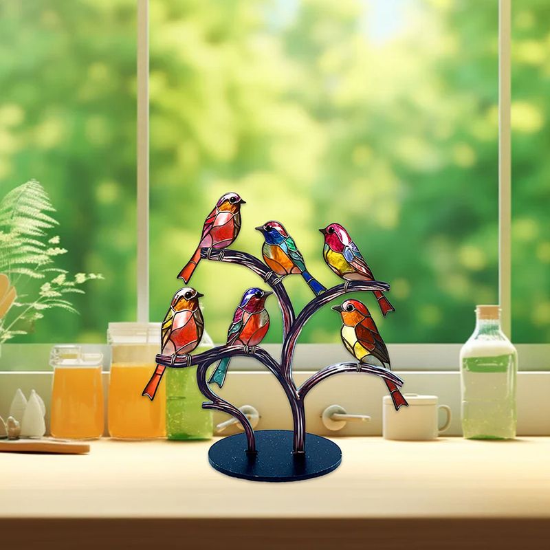 Simple Style Artistic Bird Arylic Ornaments Artificial Decorations