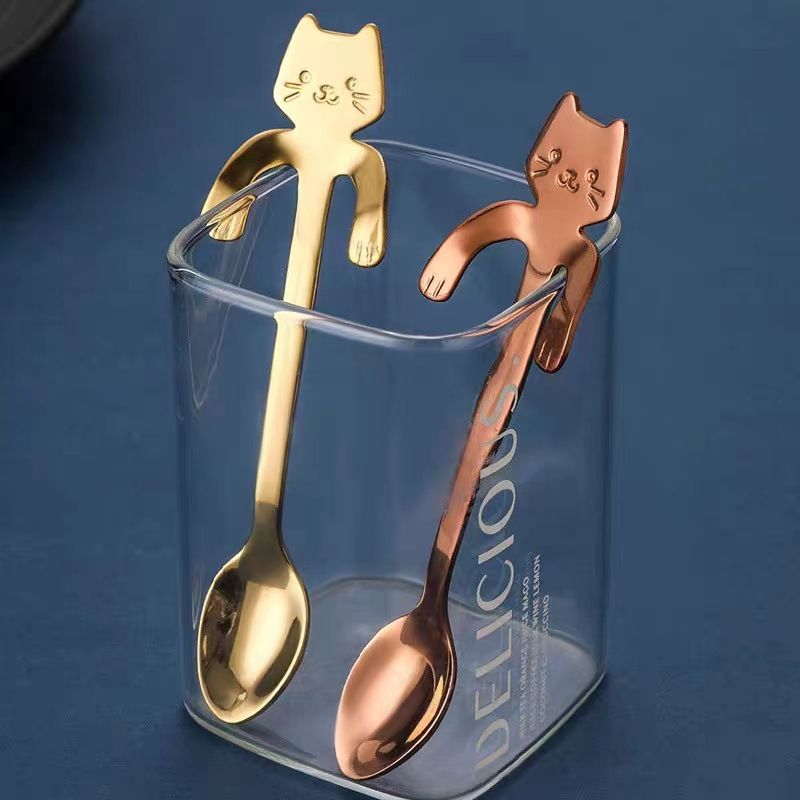 Cute Cartoon Stainless Steel Spoon 1 Piece
