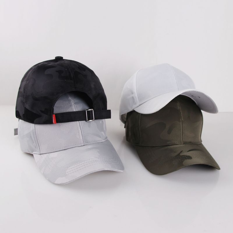 Unisex Simple Style Camouflage Curved Eaves Baseball Cap