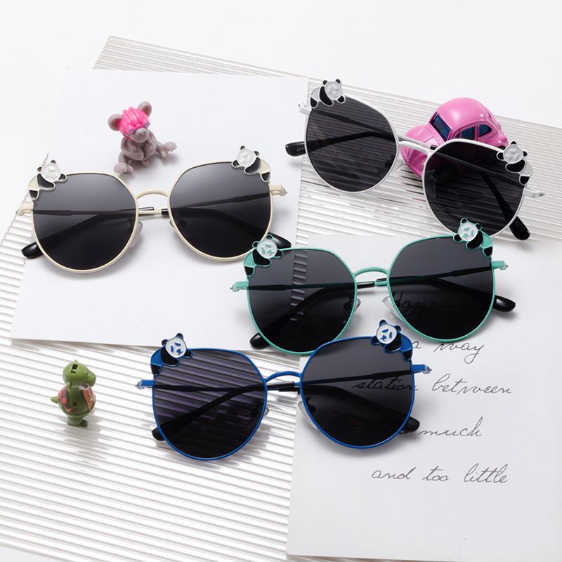 Streetwear Panda Tac Polygon Full Frame Kids Sunglasses