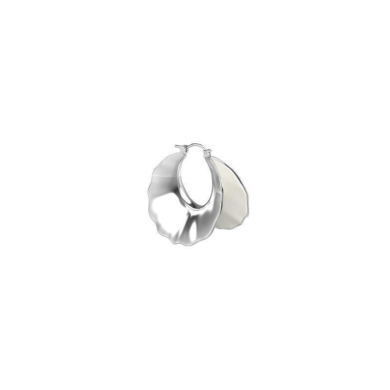1 Pair IG Style Simple Style Geometric Imitation Pearl Copper Hoop Earrings