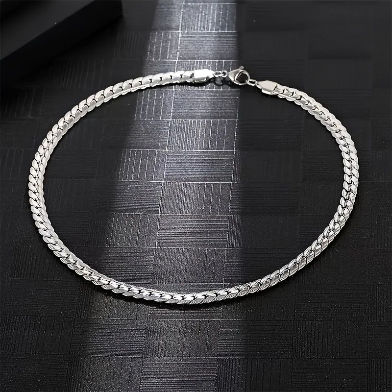 Hip-Hop Solid Color 201 Stainless Steel Unisex Choker