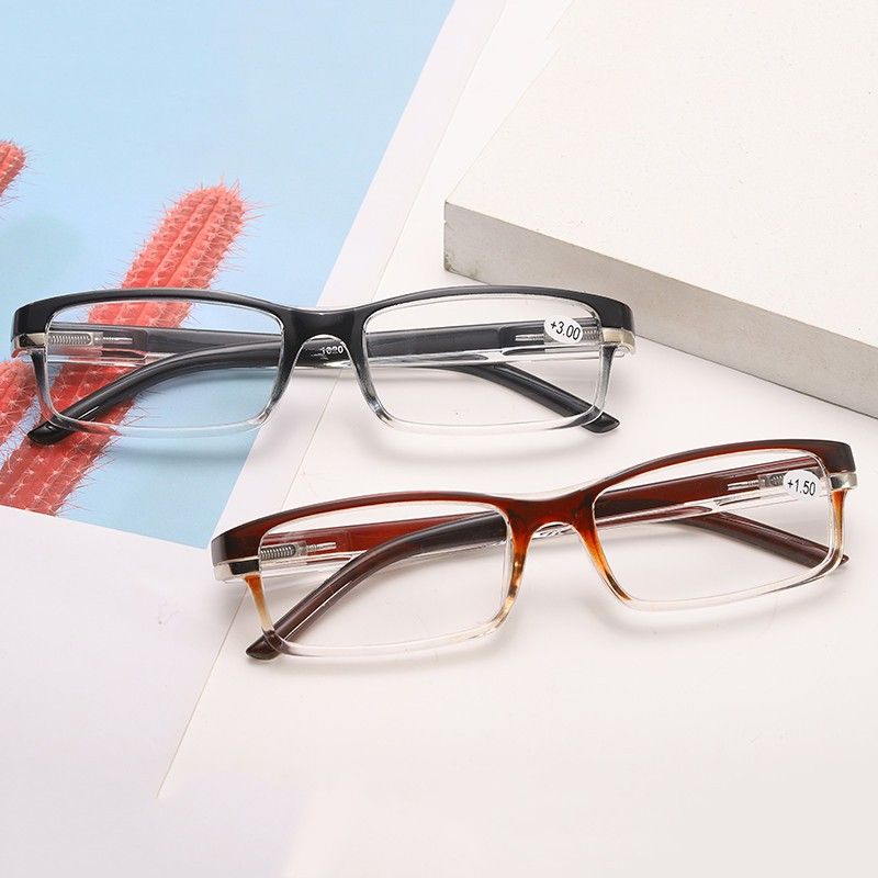 Estilo Simple Degradado De Color Ordenador Personal Cuadrado Fotograma Completo Gafas Ópticas