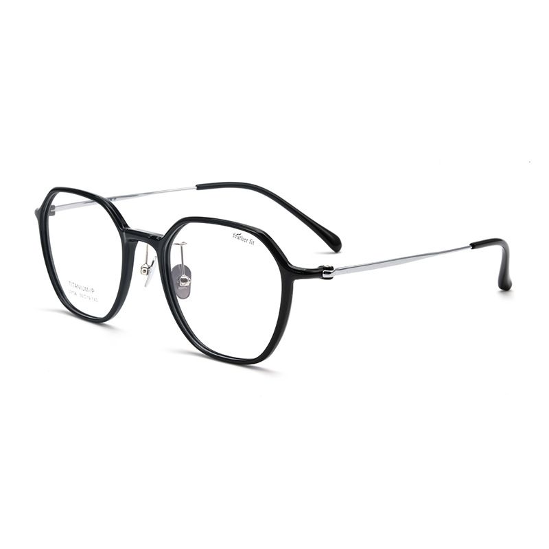 Casual Simple Style Solid Color Pc Round Frame Full Frame Optical Glasses