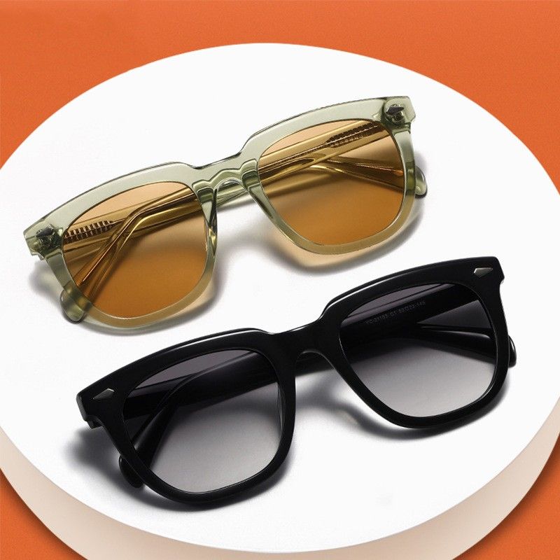 Einfacher Stil Farbverlauf Nylon Runder Rahmen Vollbild Sonnenbrille Der Frauen