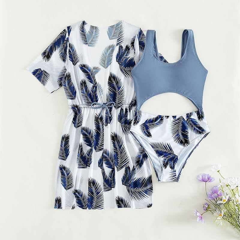 Girl'S Printing One-pieces Kids Swimwear