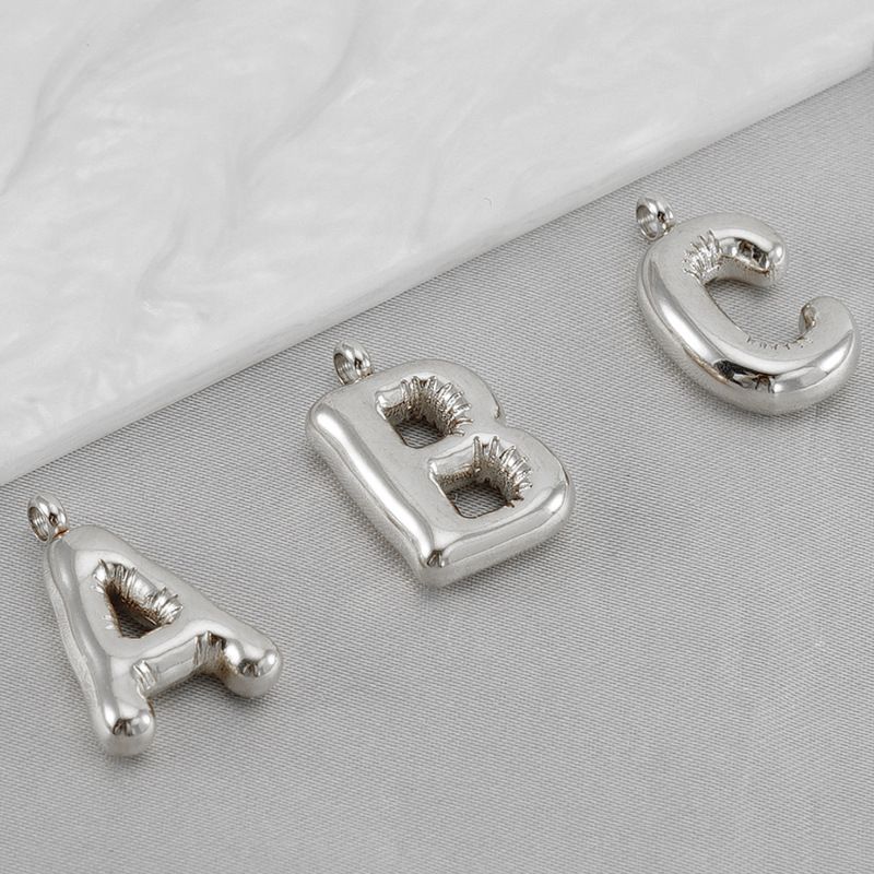 1 Piece Stainless Steel Letter Pendant