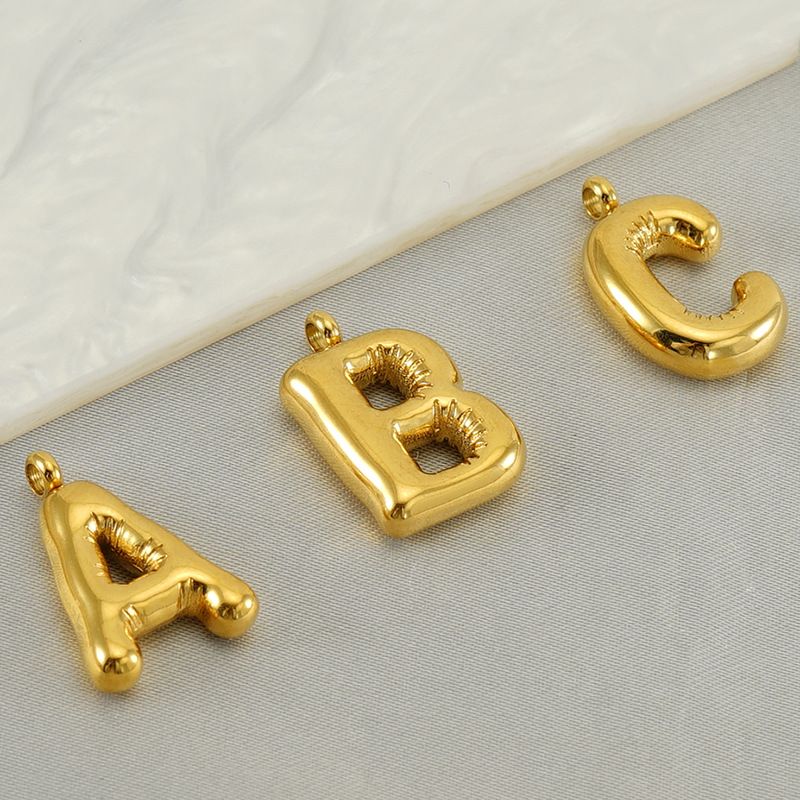 1 Piece Stainless Steel Letter Pendant