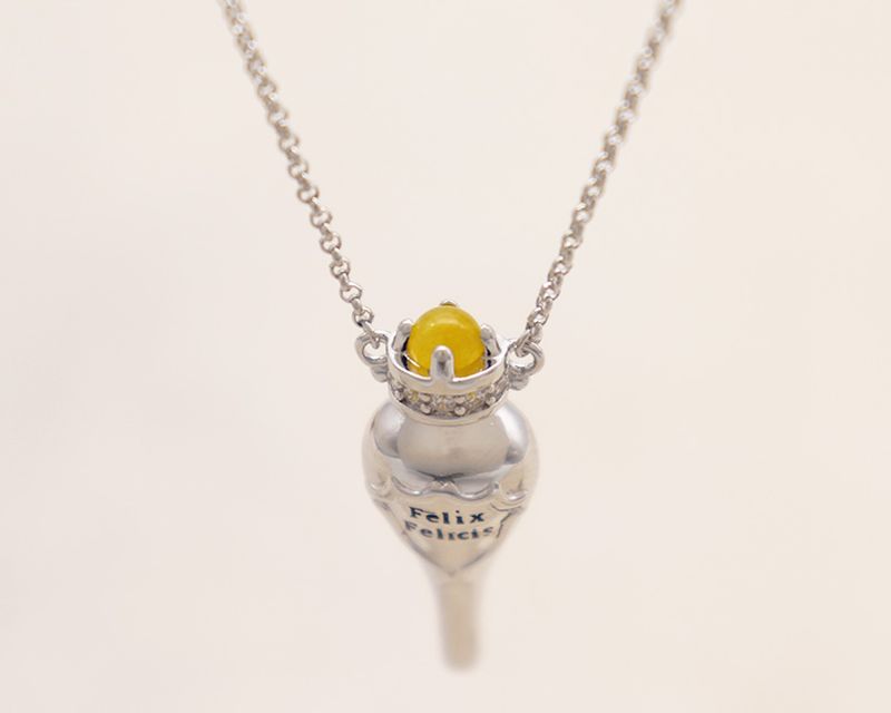 Sterling Silber Weißgold Plattiert IG-Stil Elegant Flasche Inlay Künstliche Edelsteine Achat Halskette Mit Anhänger