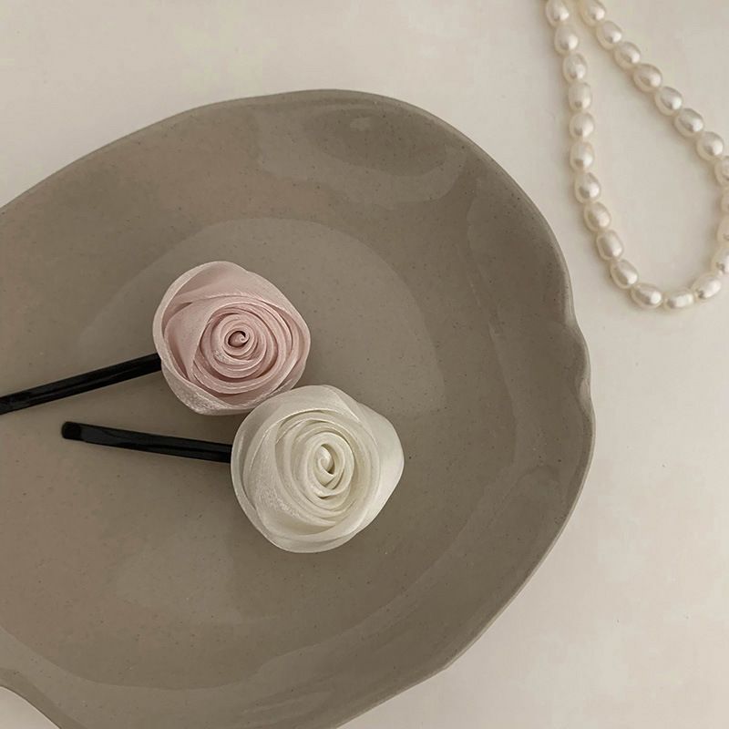 Women's Sweet Flower Gauze Hair Clip