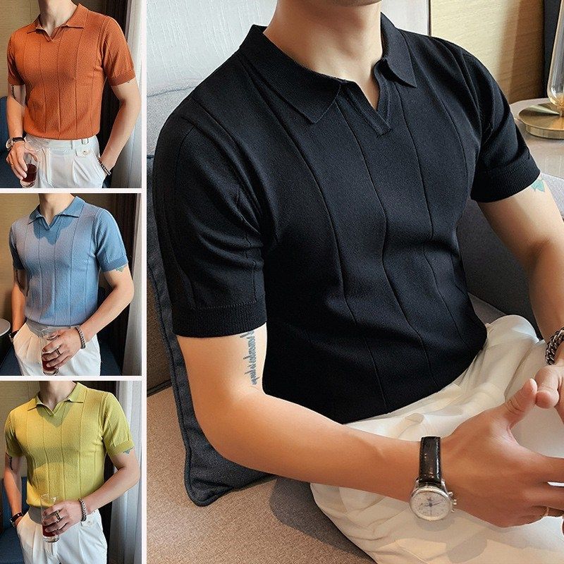 Männer Einfarbig T-Shirt Herren Bekleidung