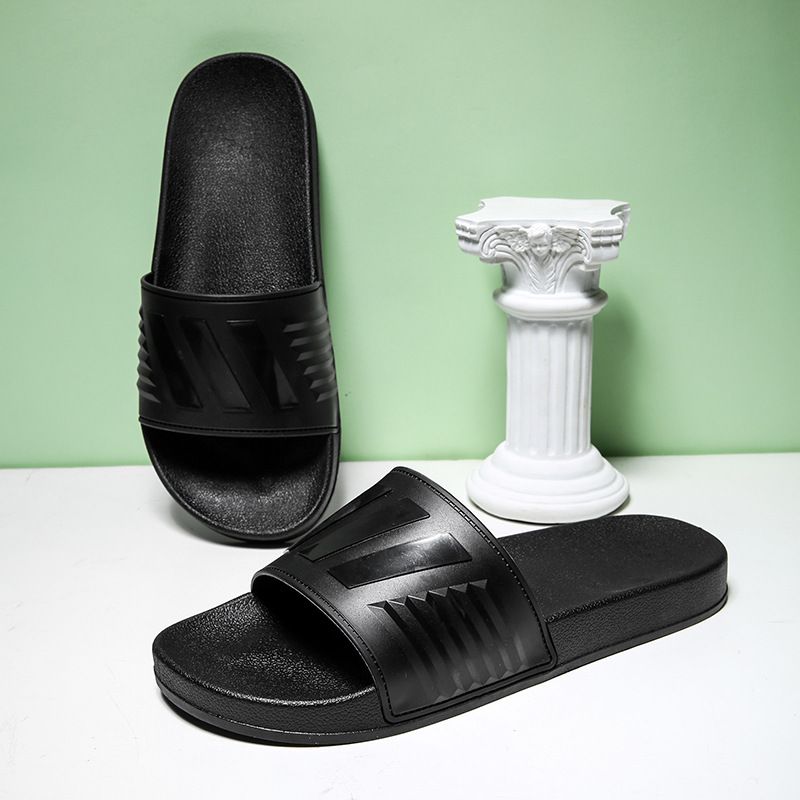 Men's Casual Solid Color Point Toe Slides Slippers