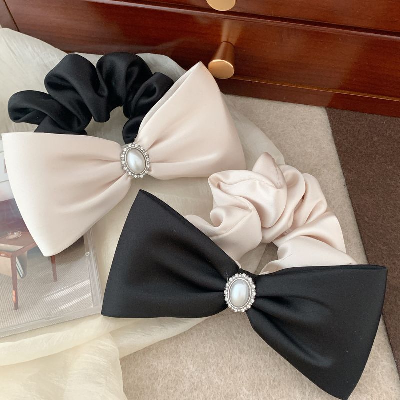 Women's Sweet Simple Style Bow Knot Cloth Hair Tie