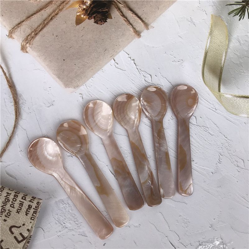 Casual Solid Color Shell Spoon 1 Piece
