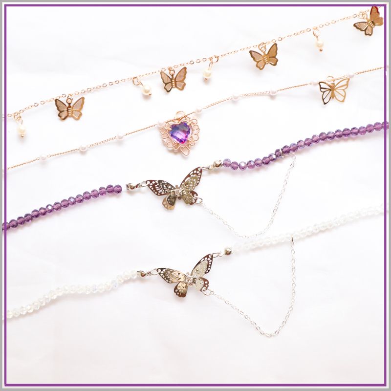 Elegant Sweet Butterfly Alloy Plating Women's Pendant Necklace