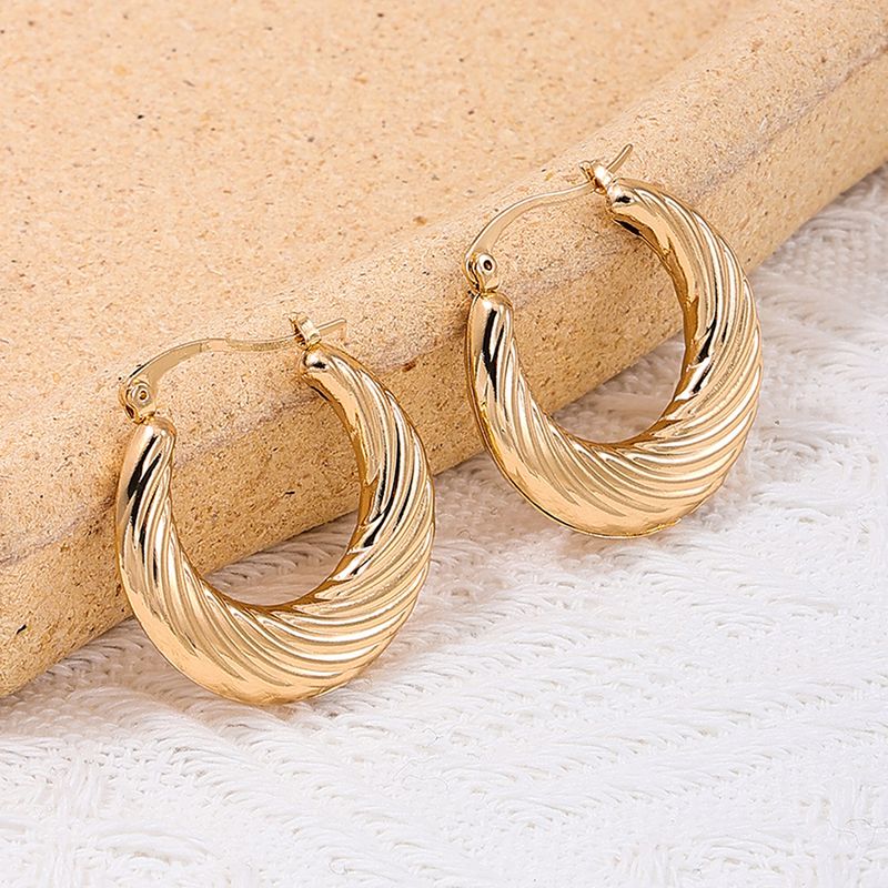 1 Pair Classic Style Geometric Plating Alloy Earrings