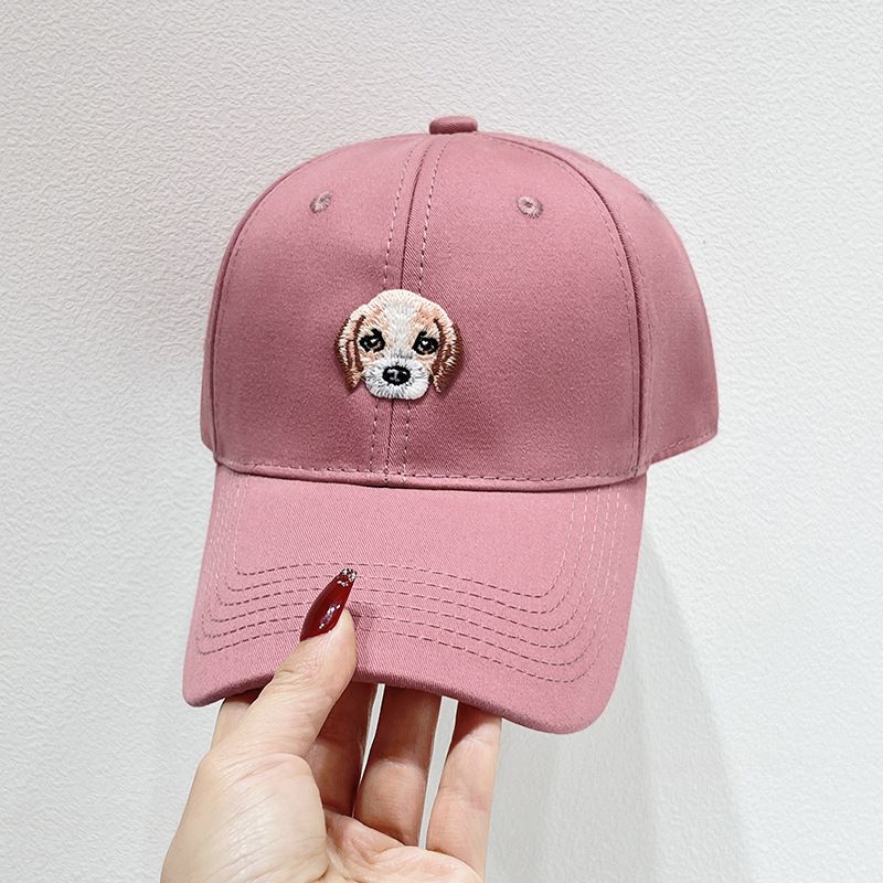 Unisex Hip-Hop Animal Patch Curved Eaves Baseball Cap