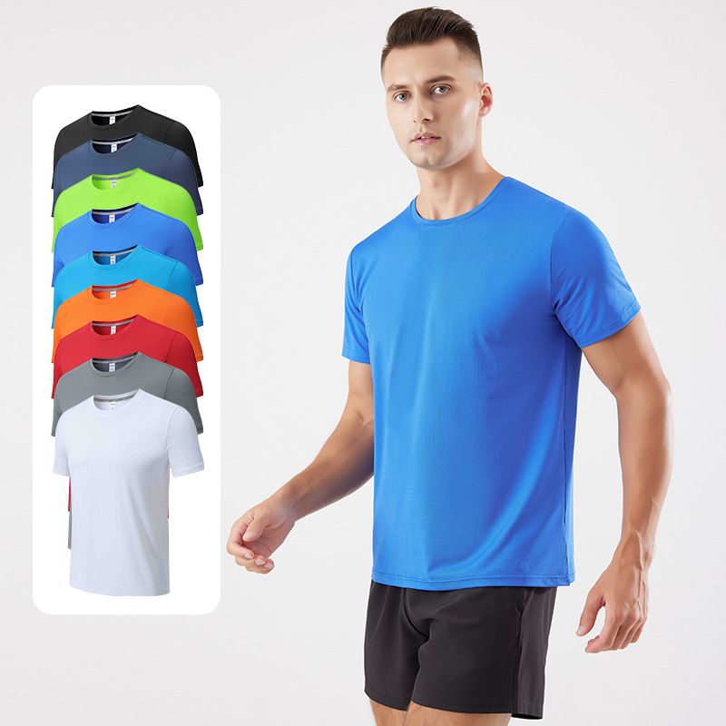 Men's Solid Color T-shirt Men's Clothing
