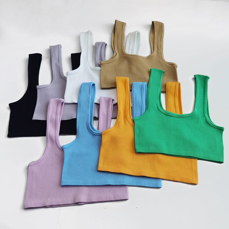 Women's Vest T-Shirts Simple Style Classic Style Solid Color